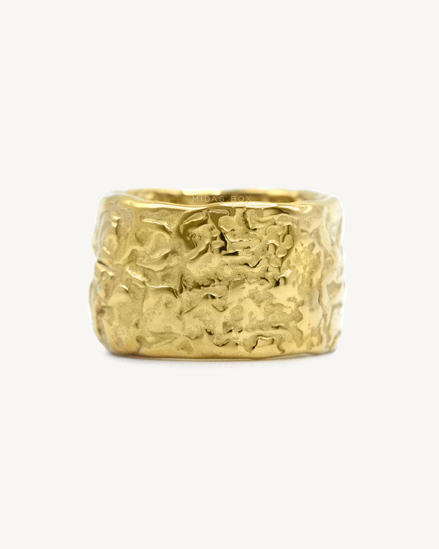 Chunky Nugget Band Ring