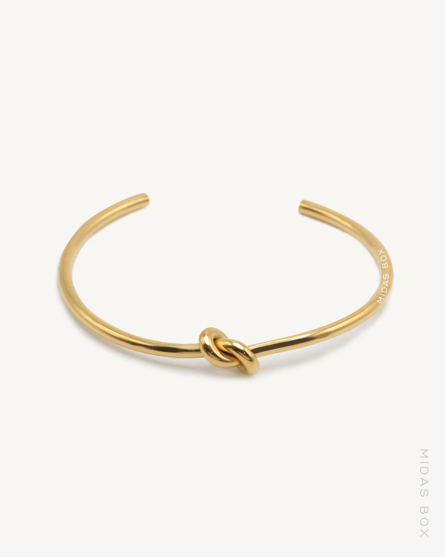 Love Knot Open Cuff Bangle