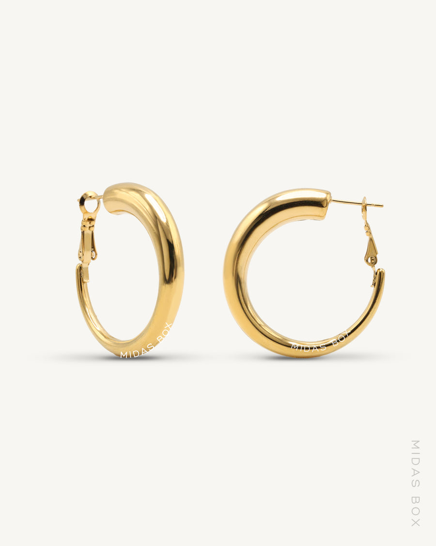 Bold Large Hoop Earrings