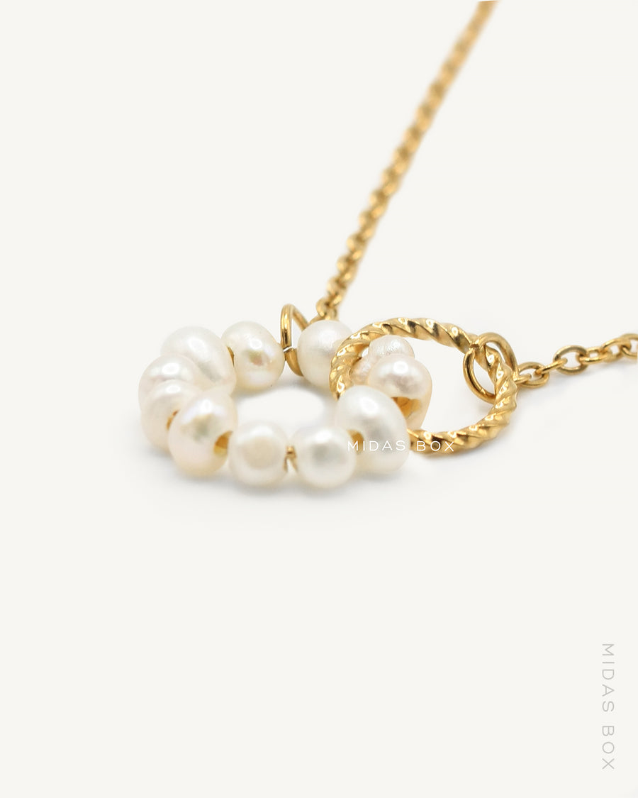 Love Knot Freshwater Pearl Necklace