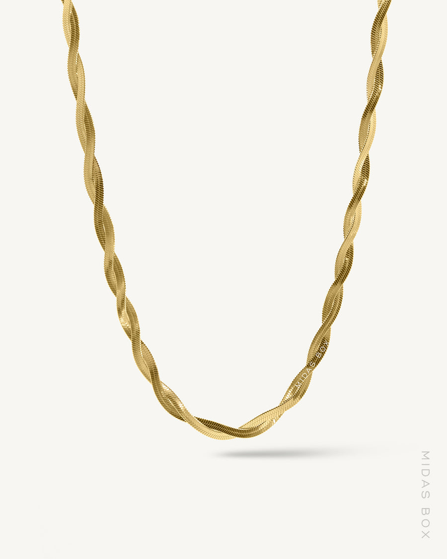 Twisted Herringbone Necklace