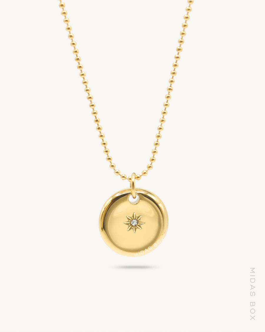 Star Disc Necklace