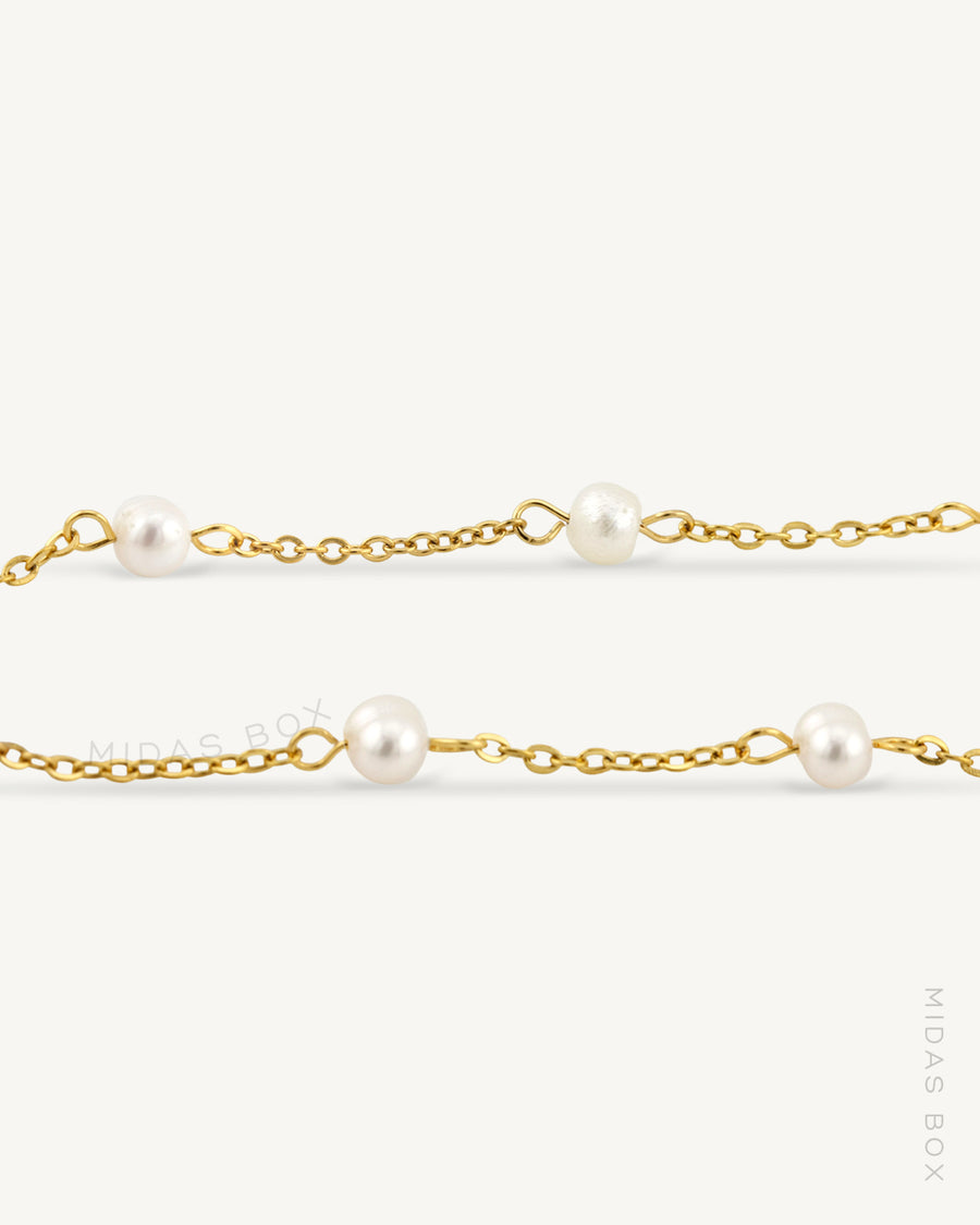 Spaced Out Freshwater Pearl Necklace