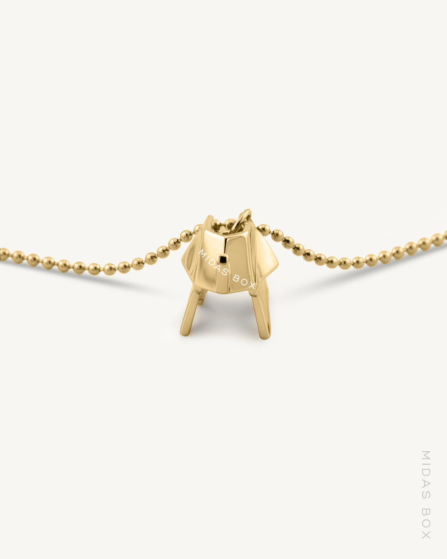 Elephant Origami Necklace