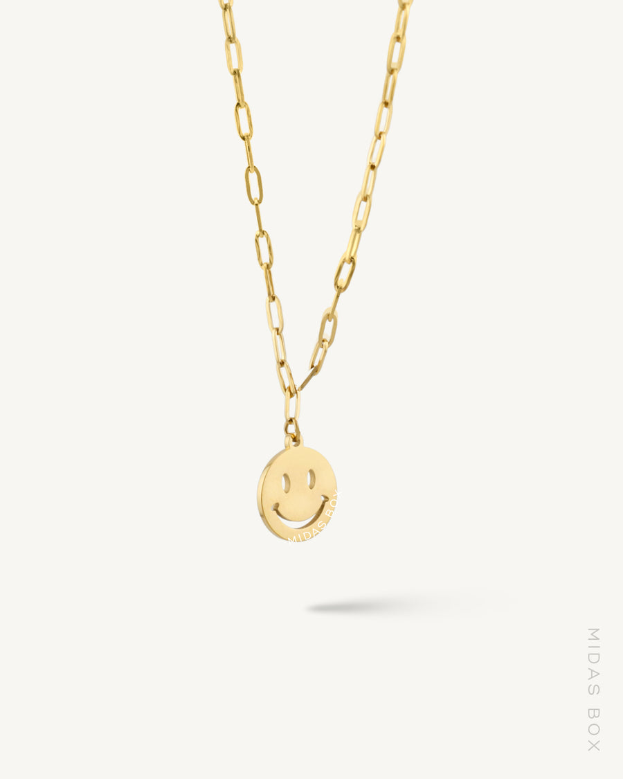 Smiley Paperclip Necklace