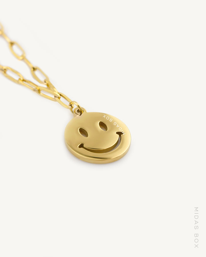 Smiley Paperclip Necklace