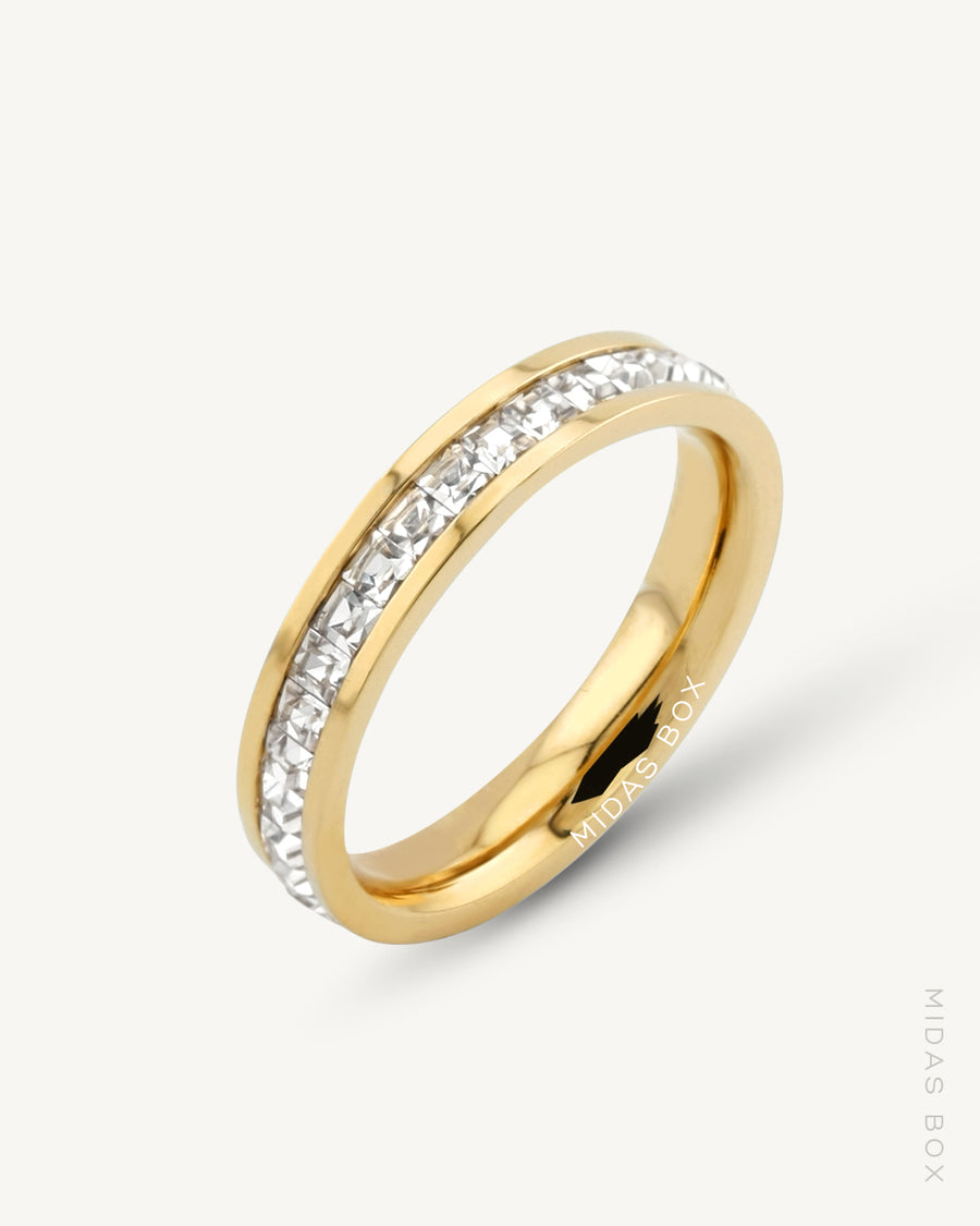 Princess Cut Eternity Band Ring